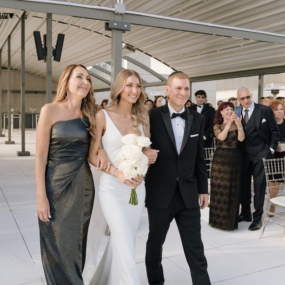 Rene Ruiz Strapless Bustier Side-Draped Gown - Picture 6 of 11